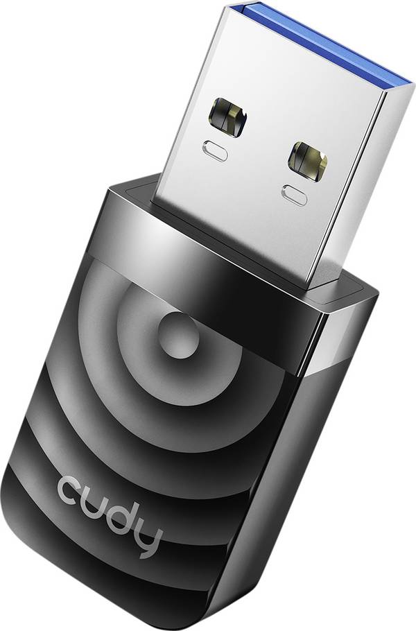 WU1300S - Kabellos - USB - WLAN - Wi-Fi 5 (802.11ac) - 867 Mbit/s - Schwarz