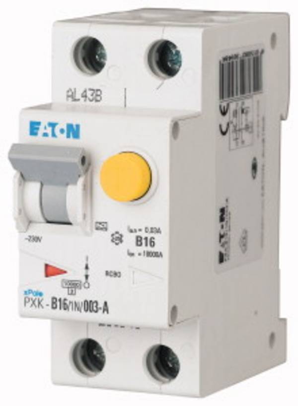 Eaton 193531 FI-Schutzschalter/Leitungsschutzschalter    2polig 16 A 0.03 A 415 V/AC