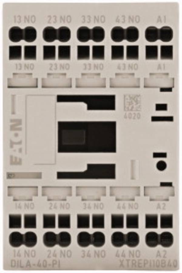 Eaton DILA-40(24VDC)-PI Hilfsschütz 4 Schließer 4 A ohne LED Passend für Marke (Relais): Eaton 1 St.