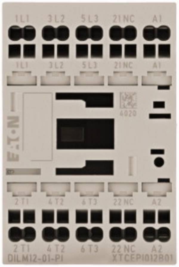 Eaton DILM12-01(24VDC)-PI Leistungsschütz 3 Schließer 5.5 kW 12 A 1 St.
