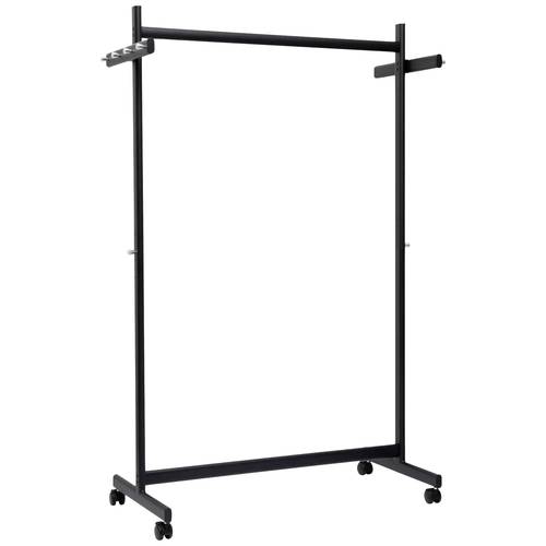 Maul Garderobenständer 9424190 MAULsamba Anzahl der Haken: 10 (B x H x T) 115.5 x 172.5 x 50.8 cm Metall Schwarz 1 St.