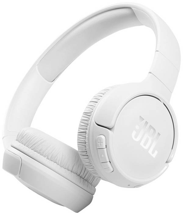 JBL Tune 510BT  On Ear Kopfhörer Bluetooth®  Weiß  Headset, Faltbar, Batterieladeanzeige, Mikrofon-Stummschaltung
