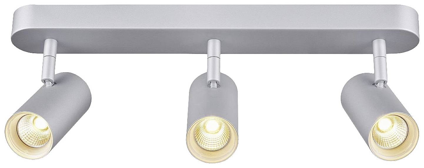 SLV NOBLO 1002978 LED-Deckenleuchte Silber 24 W Warmweiß Wandmontage möglich