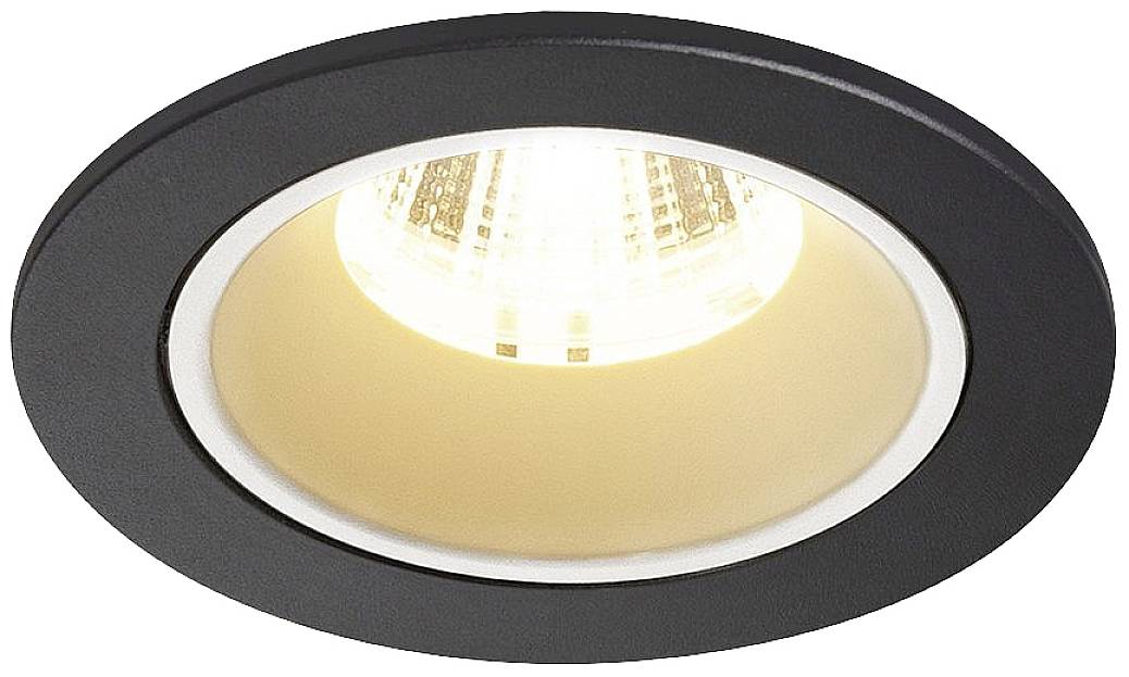 SLV NUMINOS S 1003797 LED-Einbauleuchte 8.5 W Warmweiß Schwarz