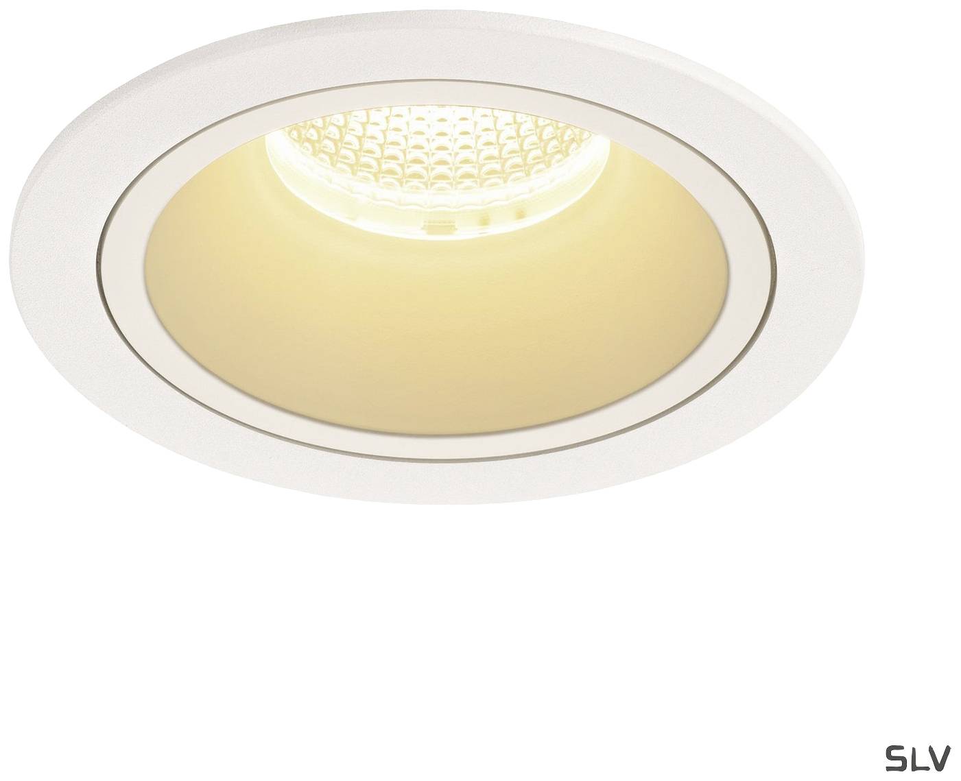 SLV NUMINOS L 1003953 LED-Einbauleuchte 25.41 W Warmweiß Weiß