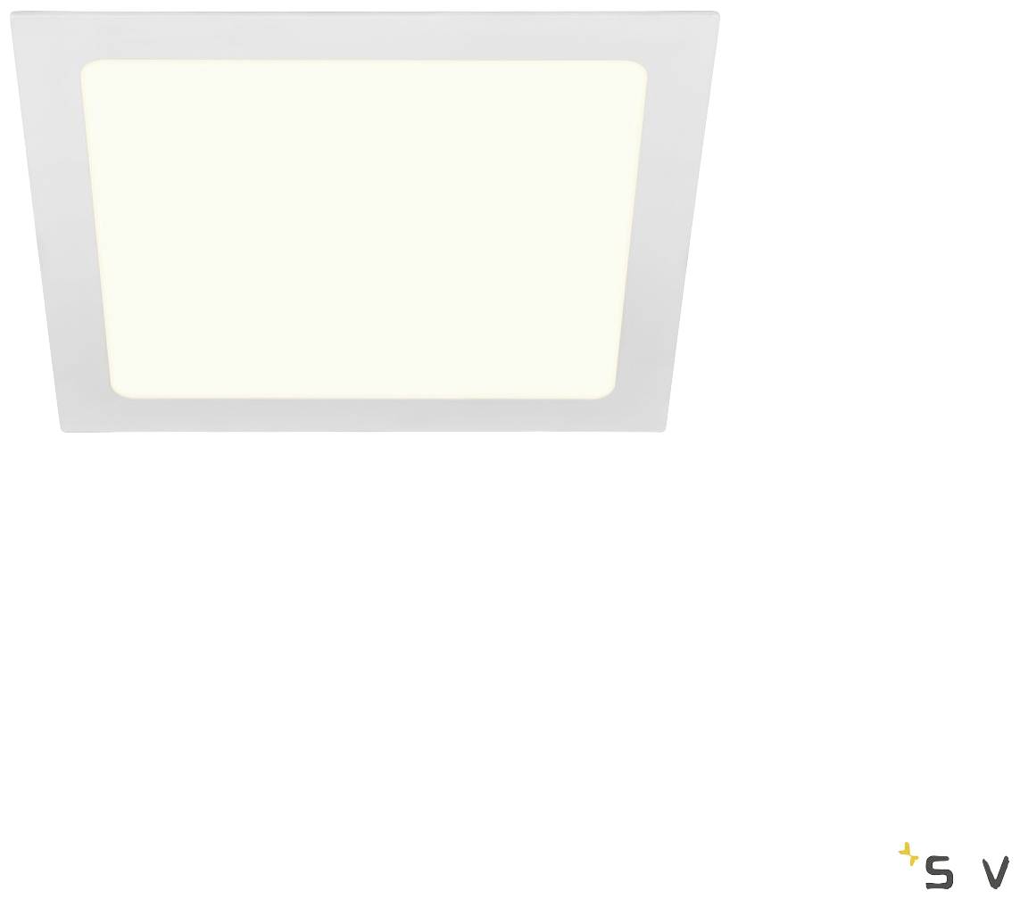 SLV SENSER 24 DL, Indoor LED 1004699 Deckeneinbauleuchte eckig ws 4000K