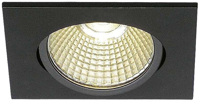 SLV NEW TRIA eckig LED Indoor 1001991 Deckeneinbau-leuchte schwarz 1800-3000K