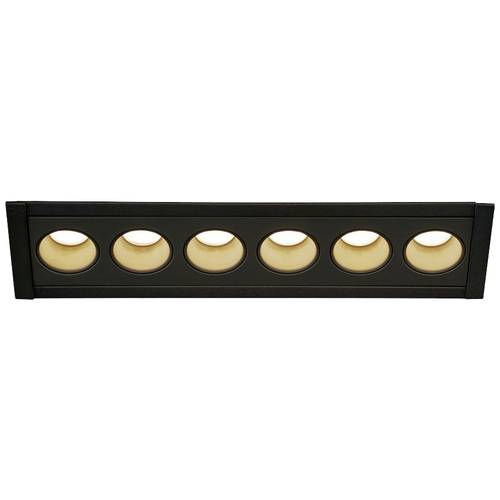 SLV 1005416 MILANDOS 6 LED-Einbauleuchte LED fest eingebaut Schwarz