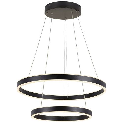 SLV ONE DOUBLE 1004765 LED-Pendelleuchte LED fest eingebaut 31 W Schwarz