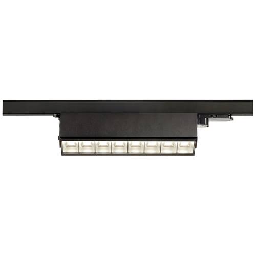 SLV SIGHT MOVE LED-Schienenstrahler 3phasig LED fest eingebaut Schwarz