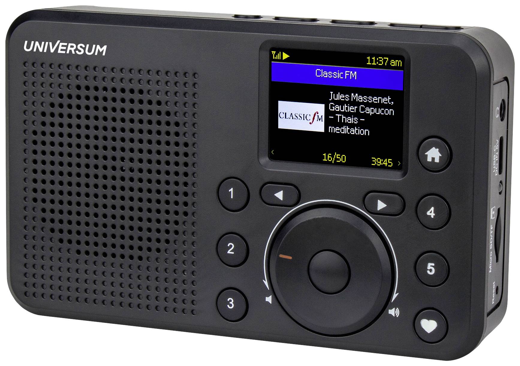 UNIVERSUM FILM UNIVERSUM IR 200-21 Internet Taschenradio Internet Bluetooth®, SD, WLAN, Internetradi