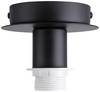 SLV 155550 - FENDA Deckenrosette für FENDA Leuchtenschirme (60 W | E27 Fassung | IP20) - schwarz