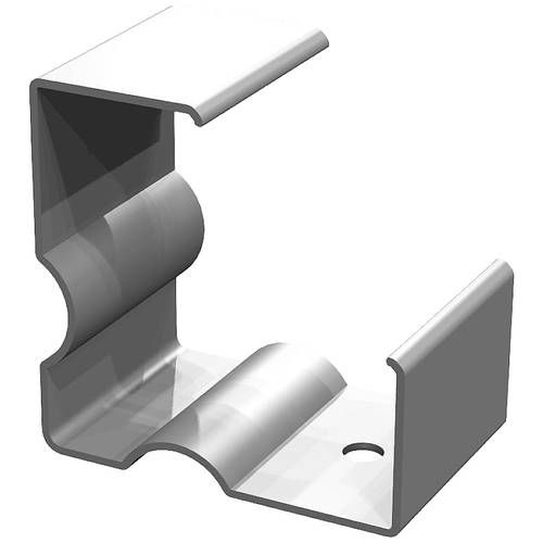 SLV 1004895 GRAZIA 10 EDGE Befestigungs-Set Stahl (L x B x H) 22.5 x 150 x 22.5 mm 1 St.