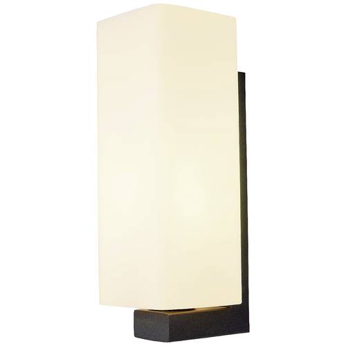 SLV QUADRASS 1003430 LED-Wandleuchte E27 40 W Schwarz