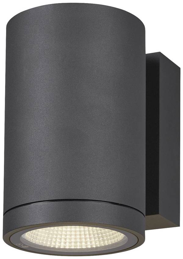 SLV ENOLA ROUND M - LED Wandaufbauleuchte Outdoor (4.000 K | 860/980 lm | CCT switch | 30.000h Lebensdauer) - anthrazit