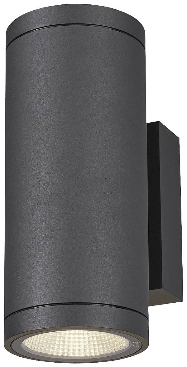 SLV ENOLA ROUND M UP/DOWN - LED Wandaufbauleuchte Outdoor (3.000/4.000K | 1.660/1.900lm | CCT Switch) - anthrazit