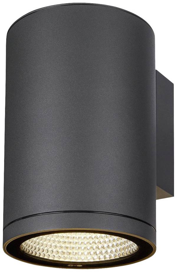 SLV ENOLA ROUND L 1003440 LED-Außenwandleuchte   LED fest eingebaut 35 W Anthrazit