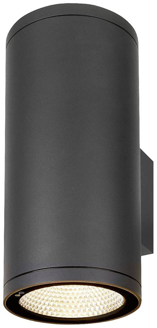 SLV ENOLA ROUND L UP/DOWN - LED Wandaufbauleuchte Outdoor (3.000/4.000K | 5.400/6.000lm | CCT Switch | IP65) - anthrazit