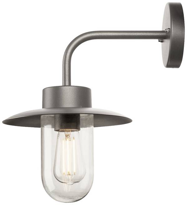 SLV MOLAT 1000820 LED-Außenwandleuchte   E27 60 W Anthrazit