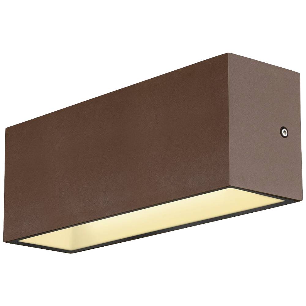 SLV verlichting Led wandspot Sitra L Roest 1005157