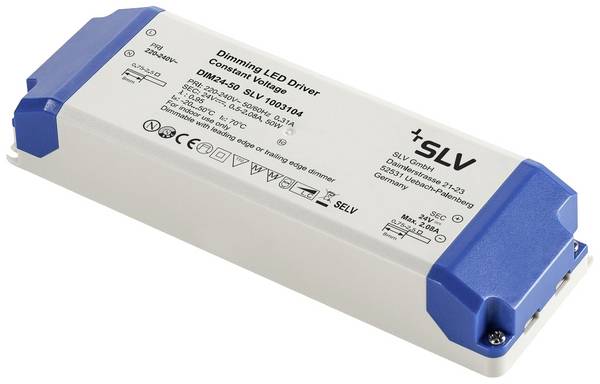 SLV 1003104 LED-Trafo Konstantspannung 50 W 24 V dimmbar 1 St.