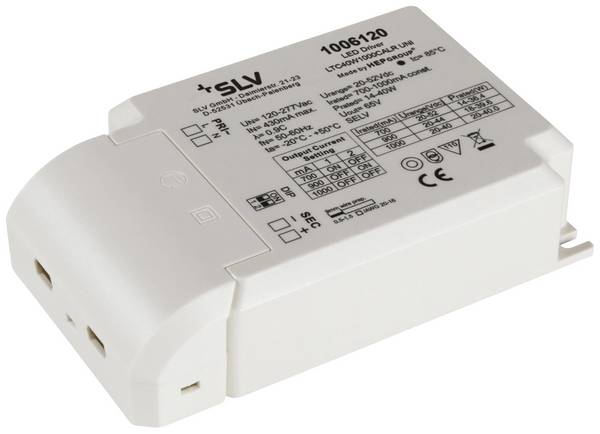 SLV 1006120 LED-Treiber Konstantstrom 40 W 700 - 1000 mA einstellbar 1 St.