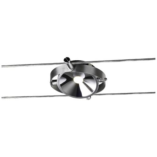 SLV DURNO Niedervolt-Seilsystem-Leuchte LED fest eingebaut Chrom