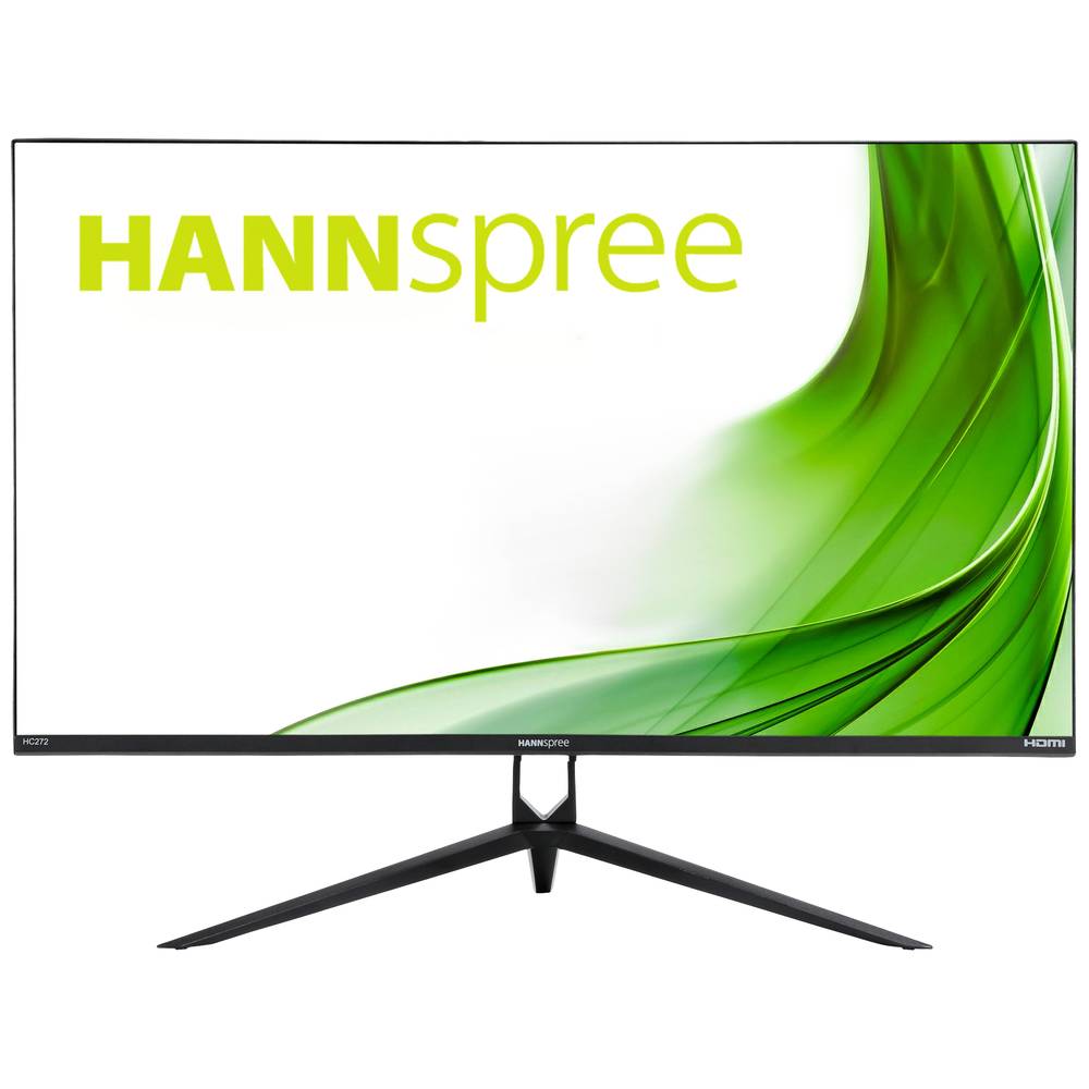 Hannspree HC272PFB LED-monitor Energielabel F (A - G) 68.6 cm (27 inch) 2560 x 1440 Pixel 16:9 4 ms HDMI, DisplayPort, Hoofdtelefoon (3.5 mm jackplug) AHVA LED