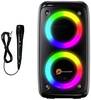 N-Gear Bluetooth Speaker Party Playback/Mikro/LED schwarz - Lautsprecher