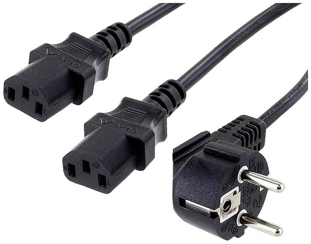 Econ connect NKY2SW Kaltgeräte Anschlusskabel 2m