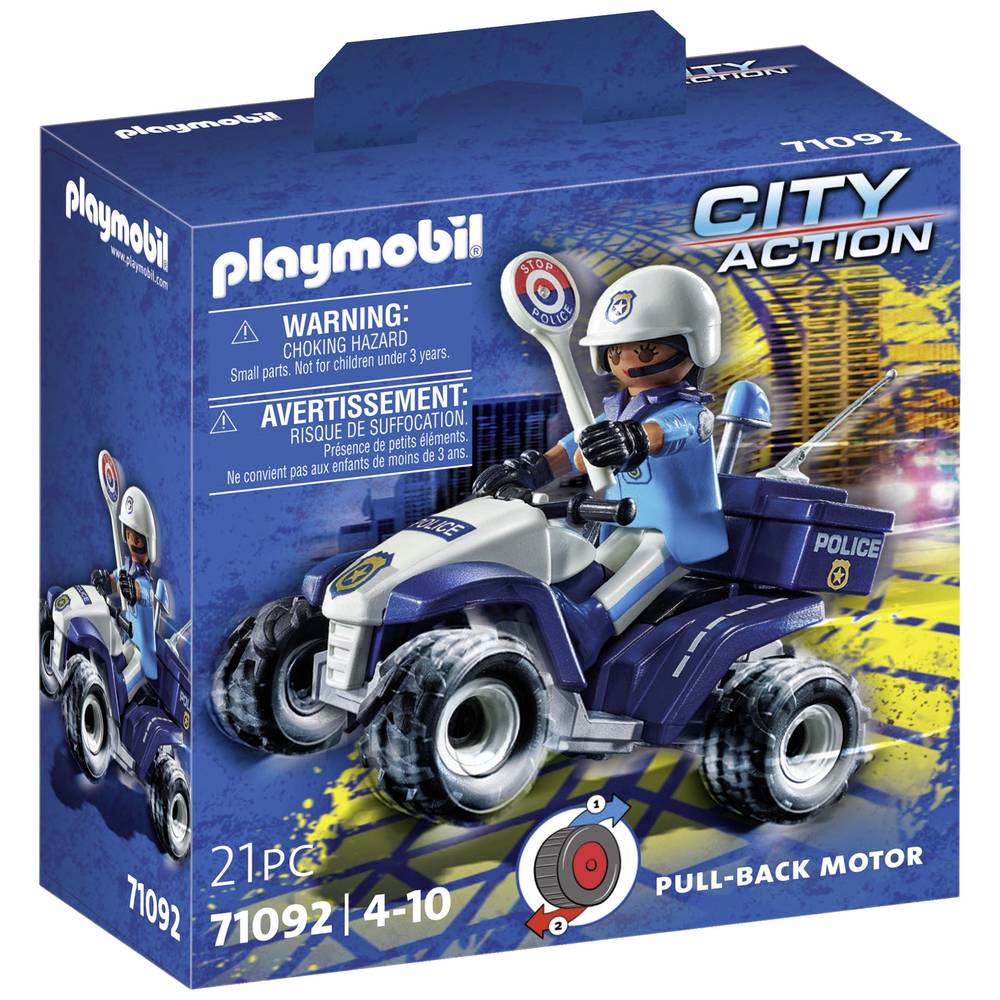 PlaymobilÂ® City Action 71092 Politie Speed Quad