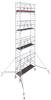 Krause 777065 FahrGerüst Aluminium Rollgerüst fahrbar Arbeitshöhe (max.): 9.30 m Silber 259 kg