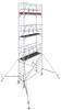 Krause 777058 FahrGerüst Aluminium Rollgerüst fahrbar Arbeitshöhe (max.): 8.30 m Silber 225.5 kg