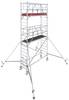 Krause 777034 FahrGerüst Aluminium Rollgerüst fahrbar Arbeitshöhe (max.): 6.30 m Silber 179 kg