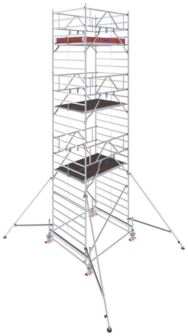 Krause 783059 FahrGerüst Aluminium Rollgerüst fahrbar Arbeitshöhe (max.): 8.50 m Silber 309.5 kg