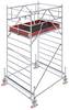 Krause 783011 FahrGerüst Aluminium Rollgerüst fahrbar Arbeitshöhe (max.): 4.50 m Silber 155.5 kg