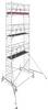 Krause 774057 FahrGerüst Aluminium Rollgerüst fahrbar Arbeitshöhe (max.): 8.50 m Silber 237.5 kg