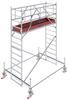 Krause 774019 FahrGerüst Aluminium Rollgerüst fahrbar Arbeitshöhe (max.): 4.50 m Silber 132 kg