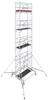 Krause 773067 FahrGerüst Aluminium Rollgerüst fahrbar Arbeitshöhe (max.): 9.50 m Silber 263 kg