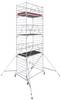 Krause 782069 FahrGerüst Aluminium Rollgerüst fahrbar Arbeitshöhe (max.): 8.40 m Silber 323.5 kg