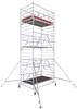 Krause 782052 FahrGerüst Aluminium Rollgerüst fahrbar Arbeitshöhe (max.): 7.40 m Silber 310.5 kg