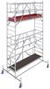Krause 772039 FahrGerüst Aluminium Rollgerüst fahrbar Arbeitshöhe (max.): 5.40 m Silber 153.5 kg