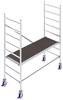 Krause 771018 FahrGerüst Aluminium Rollgerüst fahrbar Arbeitshöhe (max.): 3 m Silber 49.5 kg