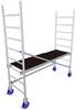 Krause 940100 FahrGerüst Aluminium Rollgerüst fahrbar Arbeitshöhe (max.): 2.90 m Silber 45 kg