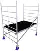 Krause 945105 FahrGerüst Aluminium Rollgerüst fahrbar Arbeitshöhe (max.): 2.90 m Silber 60.40 kg