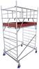 Krause 945112 FahrGerüst Aluminium Rollgerüst fahrbar Arbeitshöhe (max.): 4.30 m Silber 113.10 kg