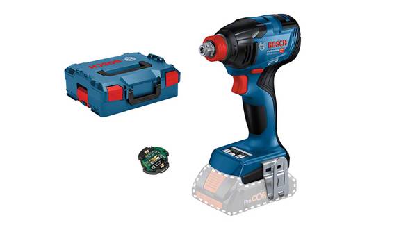 Bosch Professional GDX 18V-210 C + GCY 42 06019J0201 Akku-Drehschlagschrauber 18 V Li-Ion inkl. Bluetooth Modul, ohne Akku, ohne Ladegerät, inkl. Koffer