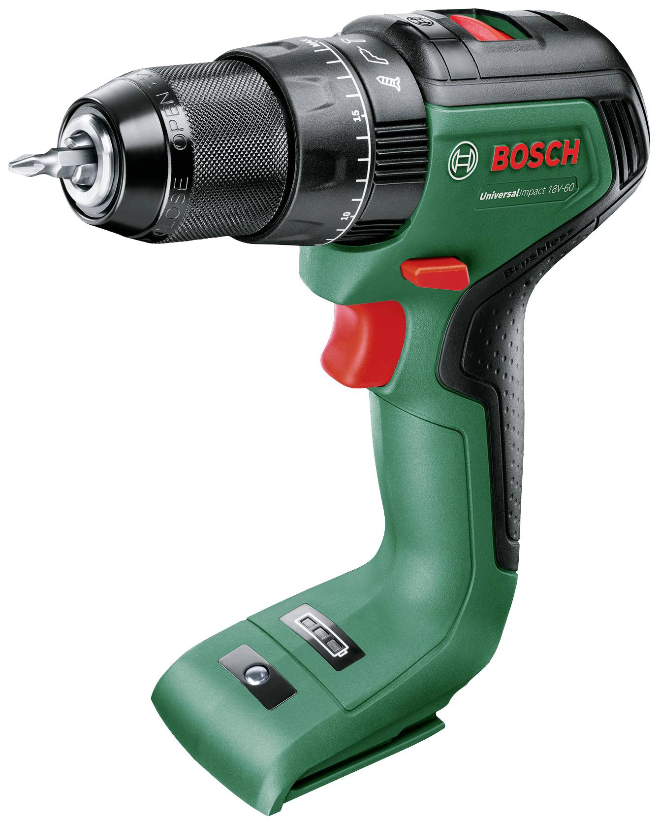 BOSCH Home and Garden UniversalImpact 18V-55 06039D7100 Akku-Bohrschrauber 18 V Li-Ion ohne Akk