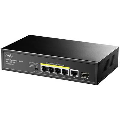 cudy GS1005PTS1 Netzwerk Switch RJ45/SFP 4+1 Port 100 MBit/s 