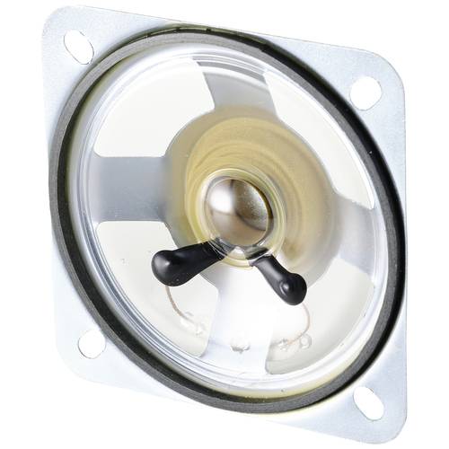 Thumbnail - TRU COMPONENTS Kleinlautsprecher 7.7 cm 1 W 8 Ω 91 dB Kunststoff-Membran, Transparente Membran